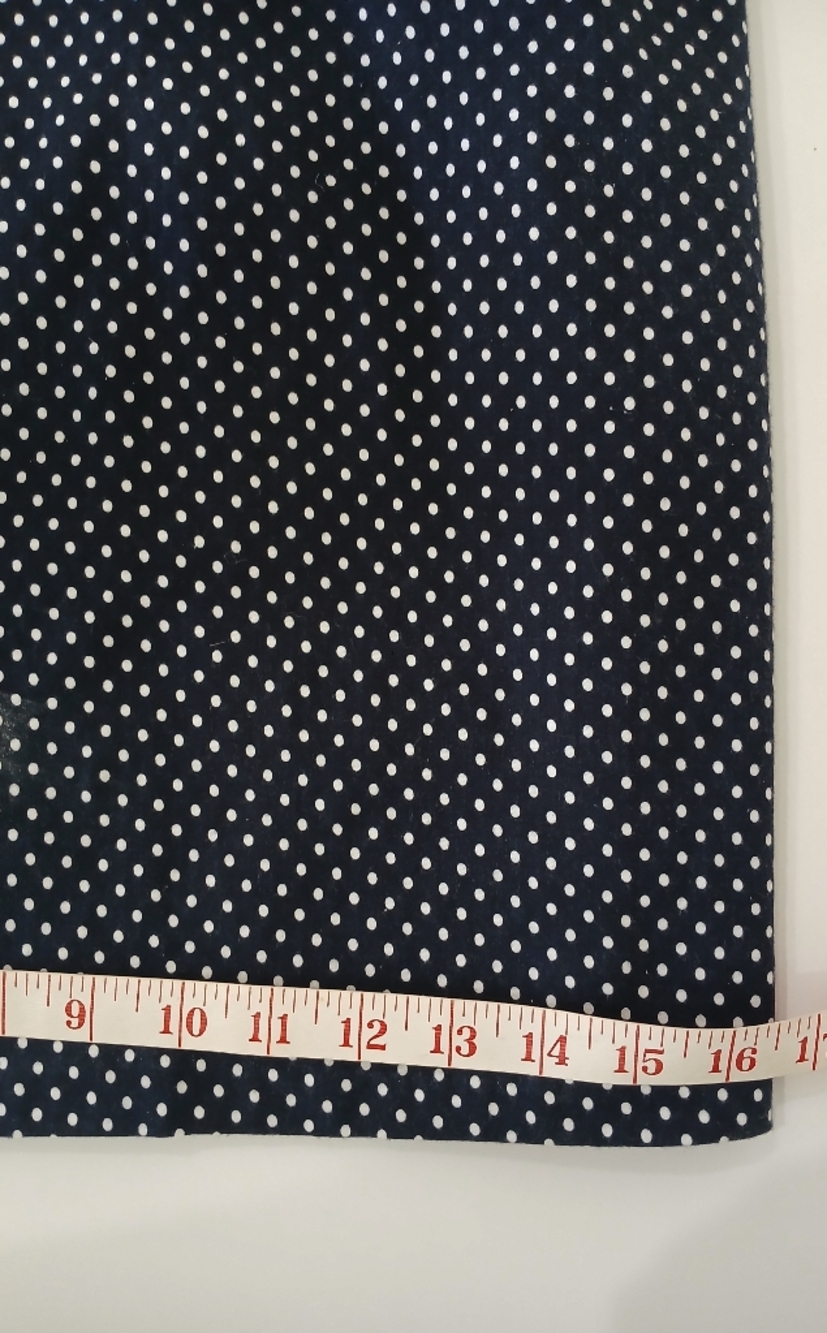 Pink Martini Navy & Cream Polka Dot Mini Dress Zip front Sz S - Picture 13 of 16